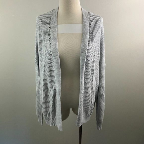 NWT ABOUND‎ Grey Knit Cardigan (XL) - Picture 2 of 7